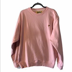 GOLF by Tyler the Creator peach bee sweatshirt super soft, preppy pink size XL